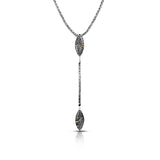 PADI KAPAS CHAIN Necklace with Citrine Round Stone (026 NSKS)