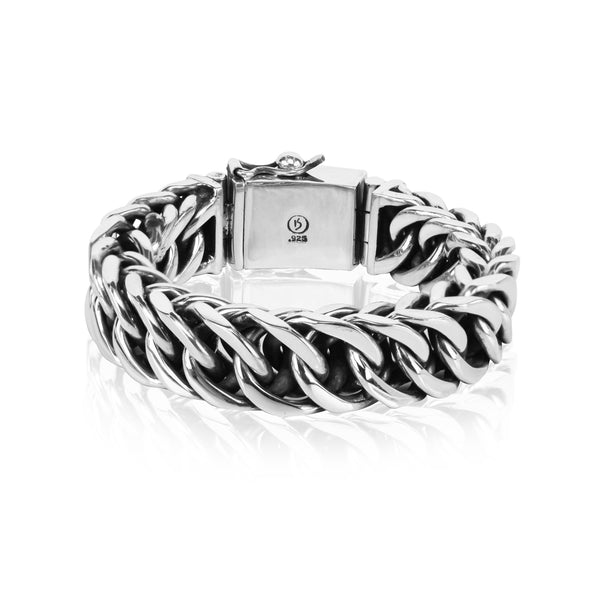 PLAIN BRAID Chain Large Bracelet (062 BSKS-L)